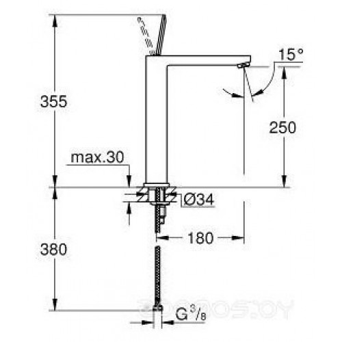 Смеситель Grohe Eurocube Joy 23661000