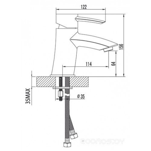 Смеситель Lemark Atlantiss LM3206C