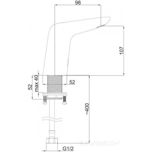 Смеситель Rubineta Ecosens 540003