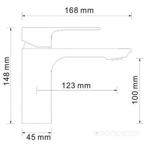 Смеситель Wasserkraft Dinkel 5803