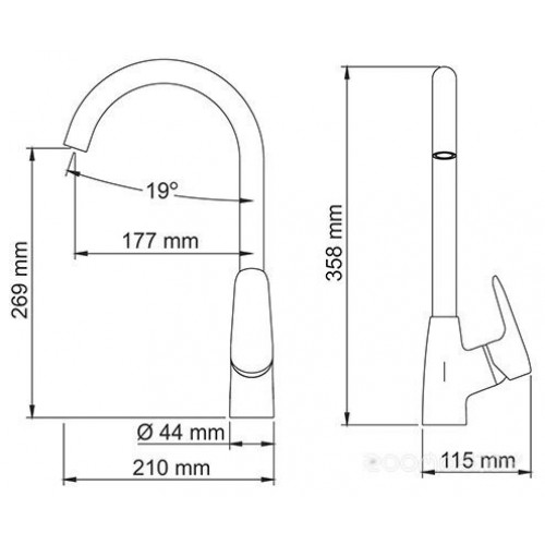 Смеситель Wasserkraft Vils 5607