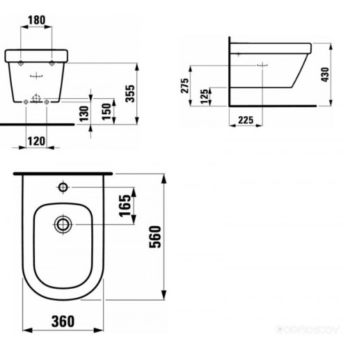 Биде Laufen LB3 [8306820003021]