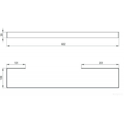 Держатель для полотенца Deante Mokko ADM N621 (черный)