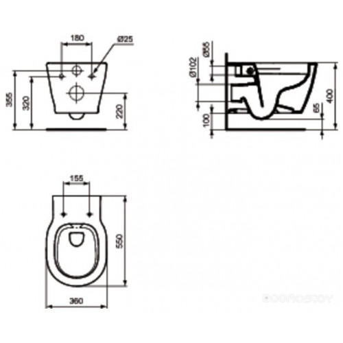 Унитаз Ideal Standard Connect E814901