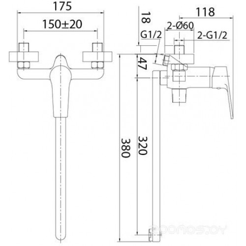 Смеситель Milardo Helic HELSB02M10