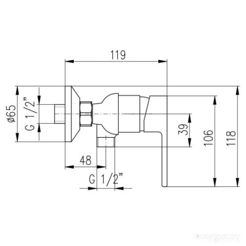 Смеситель Slezak RAV VT481.5