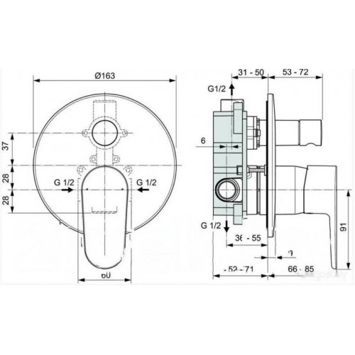 Смеситель Ideal Standard Cerafine A7193U4