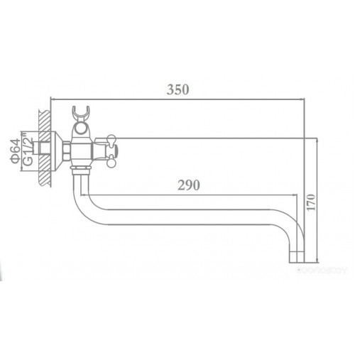 Смеситель Loffrey LF82308