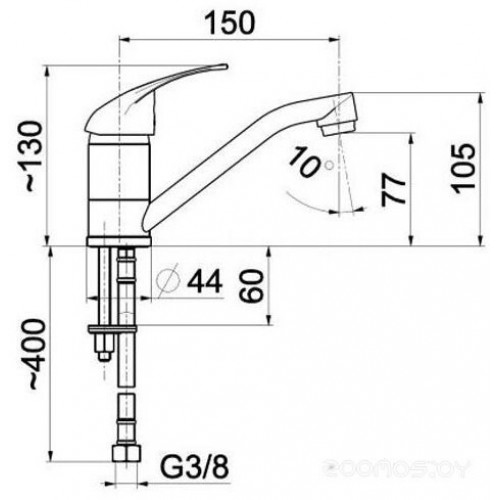 Смеситель Armatura Jaspis 542-915-00