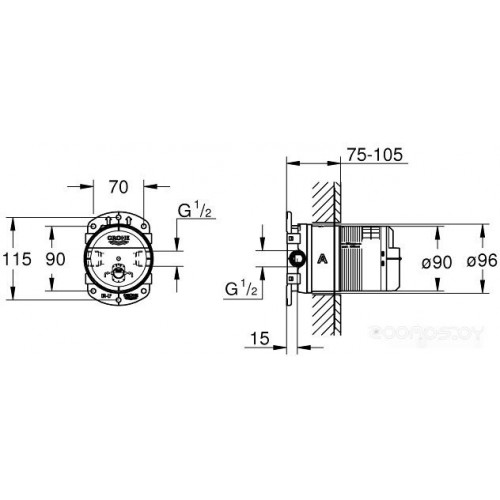 Смеситель Grohe Rainshower 26483000