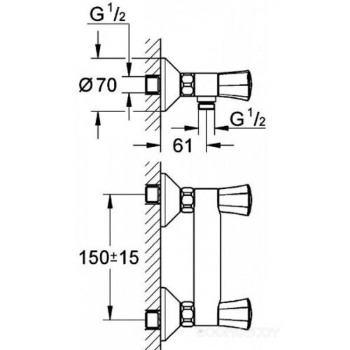 Смеситель Grohe Costa L 26330 001