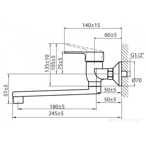 Смеситель Ahti Satakunta SK105002