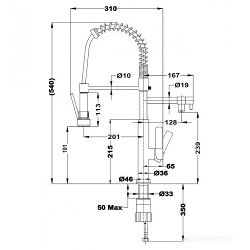 Смеситель Teka FOT 999 CHROME 116010003