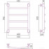 Полотенцесушитель Сунержа Галант+ 500x400 00-0200-5040