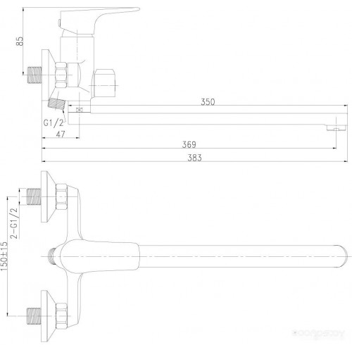 Смеситель Rossinka Silvermix RS31-32