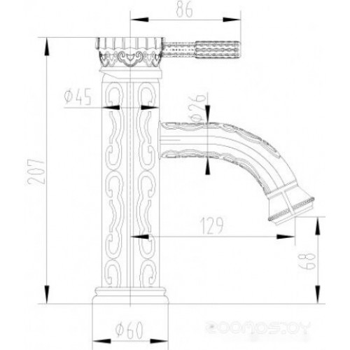 Смеситель Lemark Jasmine LM6606B