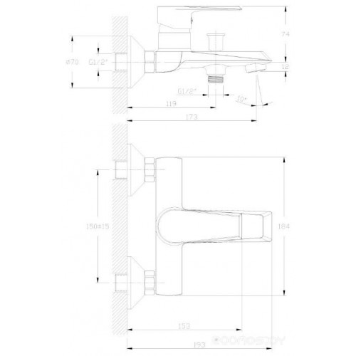 Смеситель Rossinka Silvermix RS28-31