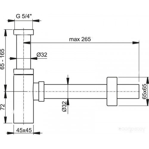 Сифон Alcaplast A401