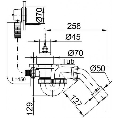 Сифон Styron STY-536