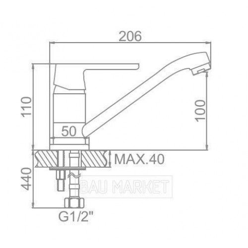 Смеситель для умывальника Ledeme L4553 (L4553)