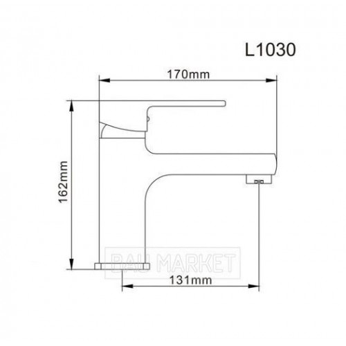 Смеситель для умывальника Ledeme L1030 (L1030)