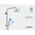 Душевая система Ledeme L72405