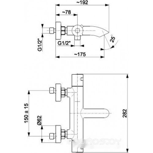 Смеситель Armatura Moza 5734-010-81