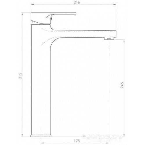 Смеситель Inan Beril M2416