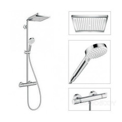 Душевая система Hansgrohe Crometta E 240 1jet Showerpipe [27298000]