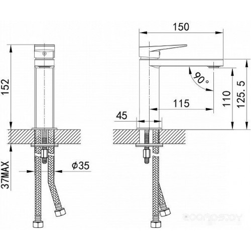 Смеситель IDDIS Bridge BRDSB00i01 (хром)