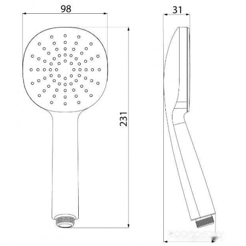 Душевая лейка IDDIS Optima Home OPH1F98i18