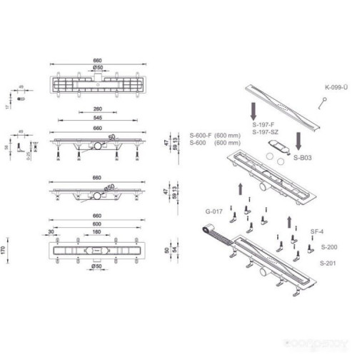 Душевой уголок Ambassador Set 11011205R-ST6