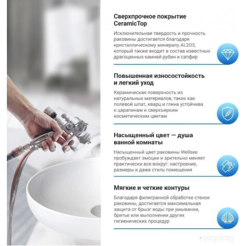 Умывальник Wellsee Graceful Pro 150903000