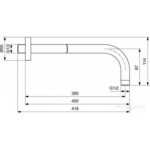 Душевая система Ideal Standard IdealRain Black B9445XG