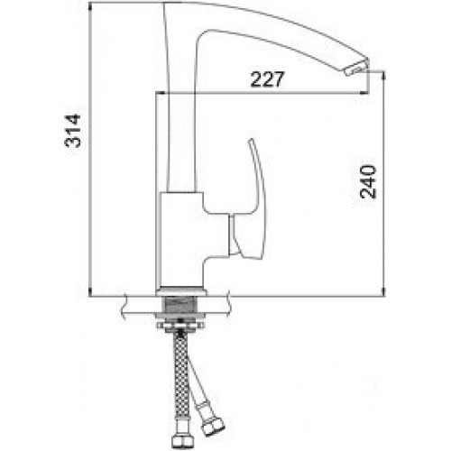 Смеситель Gerhans K14014B