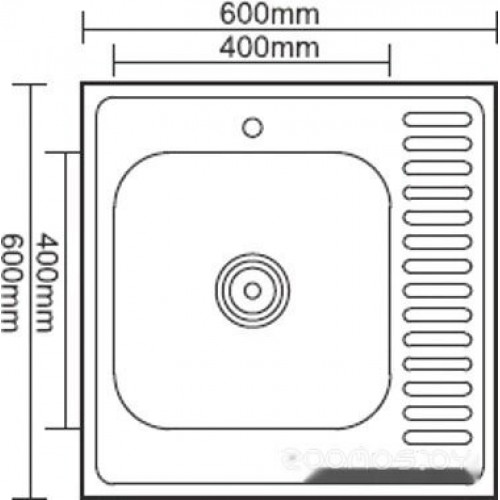 Кухонная мойка Ledeme L96060-6L