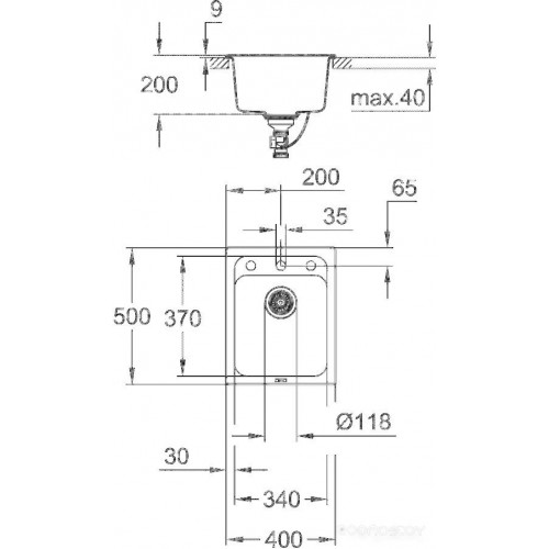 Кухонная мойка Grohe K700 50-C 40/50 1.0 31650AT0 (серый гранит)