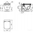 Система инсталляции Ideal Standard Tesi Aquablade + кнопка Olias M3 (белый) S0079R0123AC