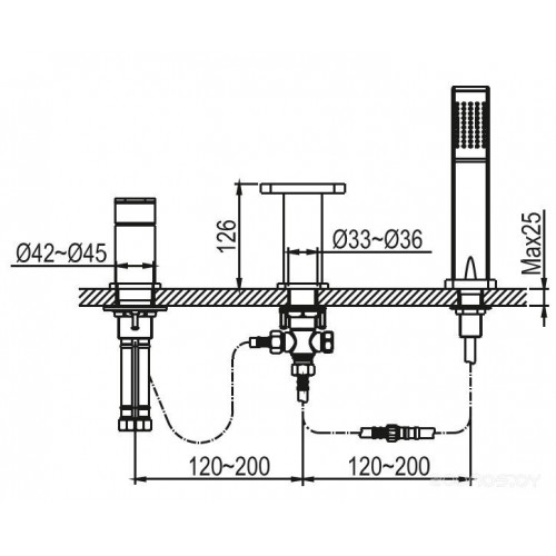 Смеситель Ahti Naantali NT401001