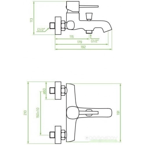 Смеситель Laveo Pola BAP 010D