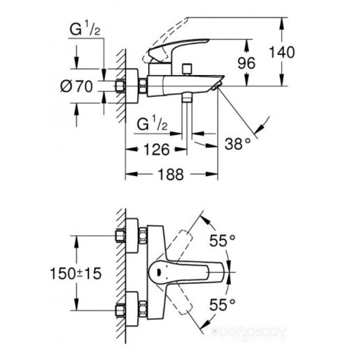 Смеситель Grohe Eurosmart 33300003