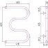 Полотенцесушитель водяной Сунержа Классика М-образный 60x40