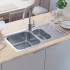 Кухонная мойка IDDIS Arro S ARR78SXi77 78x44 нержавеющая сталь (шелк)