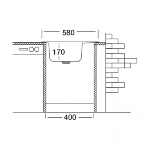 Мойка кухонная Kromevye EC 309 D