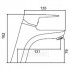 Смеситель для умывальника Ledeme L1046 (L1046)