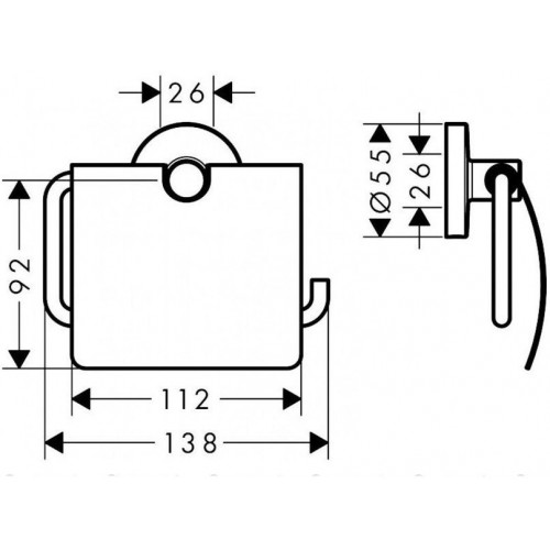 Набор аксессуаров Hansgrohe Logis Set Universal 41727000