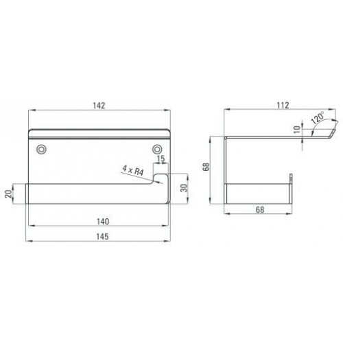 Держатель для туалетной бумаги Deante Mokko ADM N221 (черный)