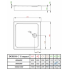 Поддон Radaway Doros C Compact 80x80