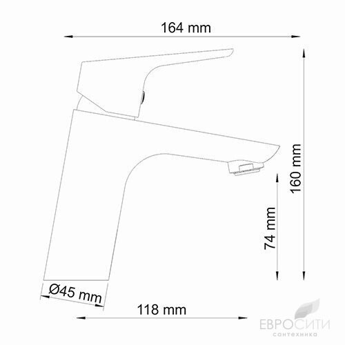 Смеситель для умывальника WasserKraft Lippe 4503