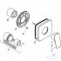 Смеситель для душа Hansgrohe Logis 71604000, встраиваемый